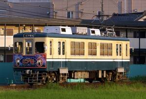 鉄道写真　福井鉄道　600形　福鉄急行色　Lサイズ