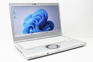 1円スタート ノートパソコン Windows11 Panasonic レッツノート CF-LV7 第8世代 Core i5 SSD256GB メモリ8GB Windows10 14インチ カメラ