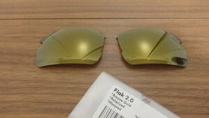 ★処分価格★オークリー フラック 2.0 用 カスタム偏光レンズ BRONZE GOLD Color Polarized 新品 Flak 2.0 