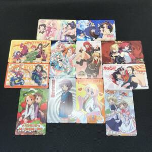 (SH2913)※テレカ アニメ セット売り ネギま 涼宮ハルヒの憂鬱 苺ましまろ かみちゅ ひだまりスケッチ ながされて藍蘭島 animate 50度数 