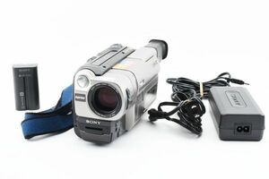 【実用光学美品】Sony ソニー CCD-TRV80 ビデオカメラ シルバー #636-3