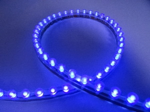 定番アイテム！　LEDチューブ　２４ｃｍ　パープル　紫　イルミネーション
