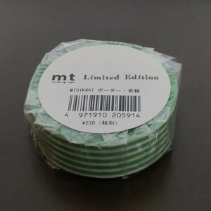 mt Limited Edition ボーダー若緑 MT01K461