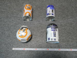 未使用品:STAR WARS [R2-D2] BB-8 ブリキ缶 4セット スター・ウォーズ