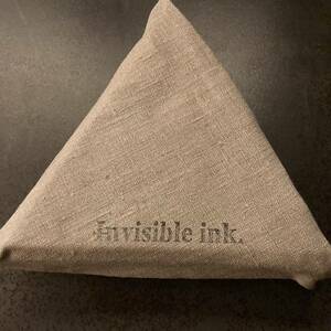 未使用 Invisible ink. インビシブルインク WOODLAND THE BASE “ASH” PHARAOH NATURAL