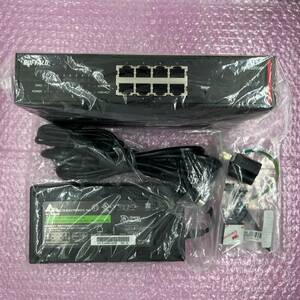 ★送料無料★美品★　バッファロー BUFFALO BS-GS2008P　[レイヤー2　Giga スマートスイッチ 8ポート PoE対応 イーサネット ネットワーク]