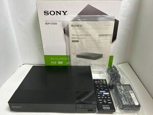 ソニー SONY ブルーレイディスクプレーヤー BDP-S1500 　2018年製　美品　動作品　箱付属品完備
