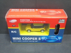 未開封 RASTAR ラスター 1:72 MINI COOPER S mini radio control racing car ミニクーパーS ミニラジオコントロールレーシングカー