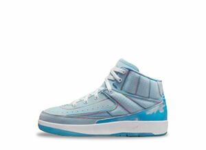 J Balvin Nike PS Air Jordan 2 Retro SP "Celestine Blue/White/Multi Color" 18.5cm DQ7693-419