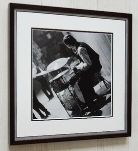 チャーリー・ワッツ/66年のチャーリー/アートピク額装/ローリングストーンズ/Charlie Watts/Rolling Stones/Framed Charlie Watts/Drum