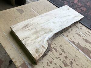 送料無料！！【S603F】栃 542×～253×35㎜ スポルテッド 乾燥材 木工 DIY 材木 天然木 無垢材《銘木すずめや》