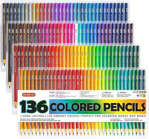 色鉛筆 カラーペン 136色セット 大人の塗り絵 スケッチ イラスト