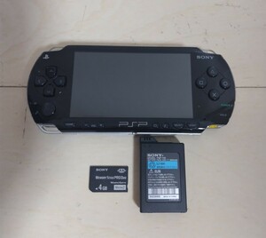SONY ソニー プレイステーションポータブル PSP PSP-1000 ブラック ゲームできたのみ確認 初期化済み ジャンク 送料520円より