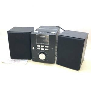 ★オーム電機 CD/MP3/WMA ステレオミニコンポ MCM-3400N スピーカー オーディオ機器 ラジオ 動作確認済み 現状品★C01995