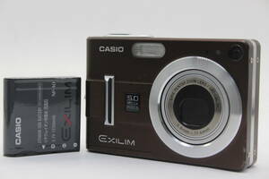 【返品保証】 カシオ Casio Exilim EX-Z55 ブラウン 3x バッテリー付き コンパクトデジタルカメラ s8853
