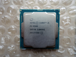 ★ Intel Core i5 9500 3.00GHz LGA1151 Coffee Lake 動作確認 ★
