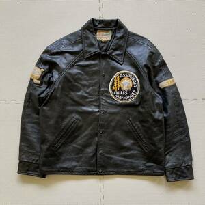 70s 80s VINTAGE Bouwitt カナダ製 オールレザー スタジャン ジャケット 