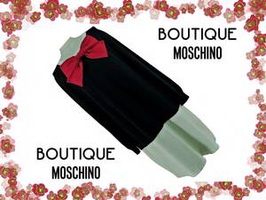 新品タグ付き/華麗なニット★ＢＯＵＴＩＱＵＥ　ＭＯＳＣＨＩＮＯ★ワンピース４６