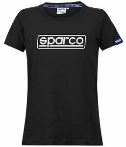 SPARCO（スパルコ） Tシャツ LADY FRAME ブラック 女性用 Sサイズ