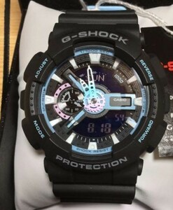 【カシオ】 ジーショック Neon accent Color 新品 腕時計 GA-110PC-1AJF 男性 CASIO メンズ 未使用品