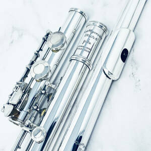 404) 即決価格 ミヤザワ フルート 総銀製 Gi-bu Miyazawa Flute All Silver