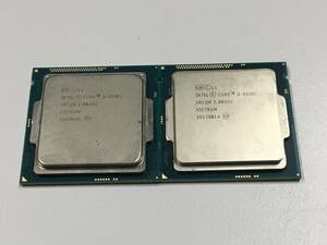 B1741)Intel Core i5 4590S SR1QN 3.00GHz 中古動作品2枚セット