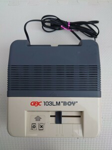 【通電確認済み】GBC ラミネーター 103LM BOY AC100V/110W/50-60Hz