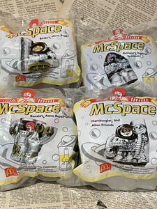 ☆1990年代/マクドナルド/ミールトイ/マックスペース/全種セット/即決ビンテージUSA/McSpace/Meal Toy set (90s/MIP)