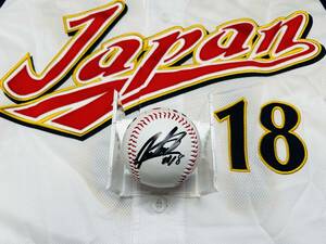 2006 2009 World Baseball Classic 世界一 MVP 侍ジャパン MLB レッドソックスOB 松坂大輔選手♯18 直筆サインボール ロゴボール