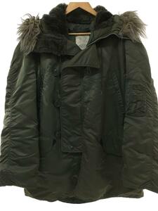 ALPHA INDUSTRIES◆モッズコート/M/ナイロン/KHK