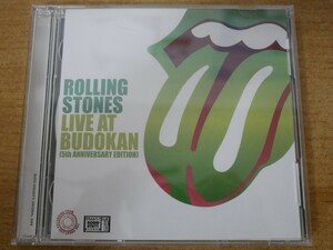 CDk-7781＜2枚組＞ROLLING STONES / LIVE AT THE BUDOKAN (5th ANNIVERSARY EDITION
