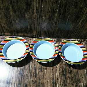 ● カステルバジャック「ボウル 3個」スープ皿 シリアルボウル プレート 皿 陶器製 CASTELBAJAC