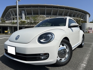 元ワンオ-ナ-の限定車ミルク!!VWフォルクスワーゲン ザ・ビートル 検R7.4月迄!! スマ-トキ-!! 出品前プラグ&コ-ド4本新品交換済!! 絶好調!!