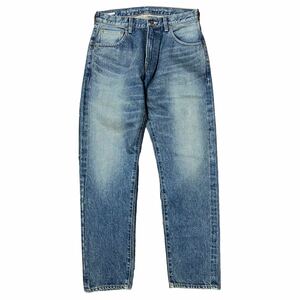 定価27500円 LIBERAIDERS LR DENIM PANTS デニムパンツ S ジーンズ リベレイダース セルビッジ ストレート 日本製 岡山 インディゴ 