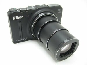 ★ハローカメラ★0411 Nikon COOLPIX S9700/Wi-Fi.光学 X30ズーム (1605万画素) 本体とバッテリ-のみ 動作せず ジャンク 1円スタート