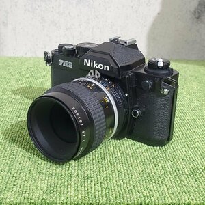 Nikon/ニコン nikon fm2 ブラック 一眼レフフィルムカメラ micro-nikkor 55mm 1:2.8 s0236