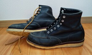 90s チペワ USA製 CHIPPEWA 25061 ビンテージ 白タグ 黒 9E 中古 アメリカ製