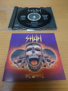 スラッシュメタル　SHAH/BEWARE 1989年　ATOM H オリジナル盤