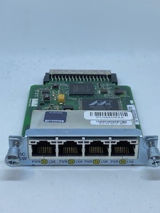 ◆　中古 Cisco HWIC-4ESW 4ポートFEイーサネットスイッチモジュール　◆