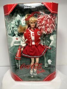 Coca Cola Barbie Cheerleader Collector Edition 2000 #28376 Nib Unopened 海外 即決