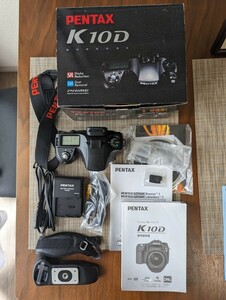 中古PENTAX K10D Body ■サイドグリップサービス但し、USBケーブル I-USB17欠品・箱一部切取り有り■