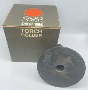 y1373E 【1円スタート】 東京オリンピック 聖火 トーチ ホルダー 1964年 五輪 OLYMPIC TOKYO 1964 当時物 昭和