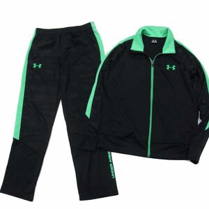 ☆UNDER ARMOUR アンダーアーマー セットアップ ジャージ 上下 ジップジャケット パンツ スポーツウエア 1円スタート