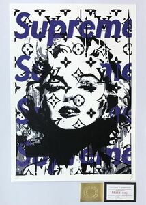 DEATH NYC アートポスター 世界限定100枚 マリリンモンロー アンディウォーホル ポップアート バンクシー banksy シュプリーム 現代アート 