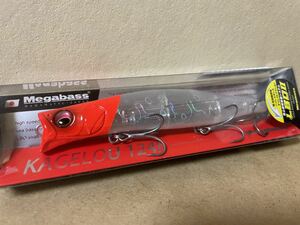 メガバス　カゲロウ 124f GP RED HEAD レッドヘッド　Megabass kagelou 検　98 100 125