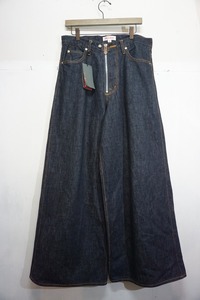 極美品23SS MASU エムエーエスユー BAGGY FIT JEANS バギー シルエット デニム ジーンズ パンツ MMSS-PT0423 濃紺520N▲