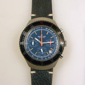 美品 Vintage BREITLING ヴィンテージ ブライトリング Ref.7104 バルジュー 7740 Chronograph クロノグラフ 手巻き 1970年 アンティーク