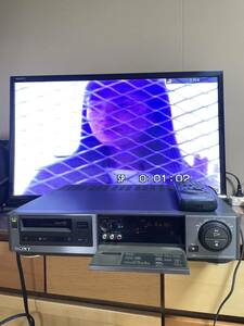 SONY 高画質Hi8ビデオ EV-S1500 リモコン付　動作確認済みです