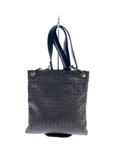 BOTTEGA VENETA◆イントレチャート ショルダーバッグ/レザー/BRW