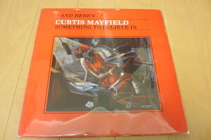 ★【CURTIS MAYFIELD カーティス・メイフィールド】☆『SOMETHING TO BELIEVE IN』USオリジナル 激レア★